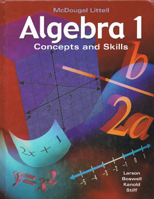 McDougal Littell Algebra 1 Concepts and Skills (Hardback)