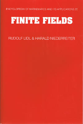 Encyclopedia of Mathematics and Its Applications 20: Finite Fields (Softcover)