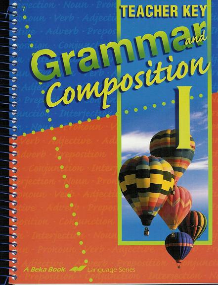A Beka Homeschool English 7: Grammar and Composition I, Fourth Edition (2 Books)