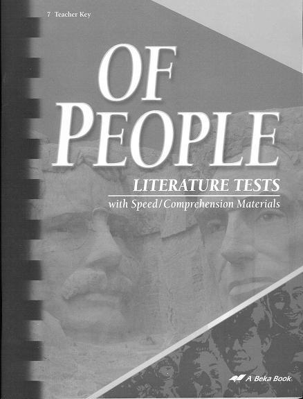 A Beka Homeschool English 7: Of People, Third Edition (3 Books)