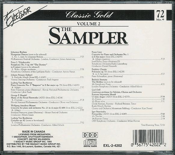Classic Gold: The Sampler, Volume 2 (CD)