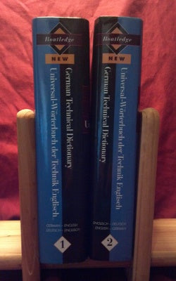Routledge German Technical Dictionary (English-German 2-Volume Hardback Set)