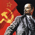 Lenin Propaganda Poster - Cropped