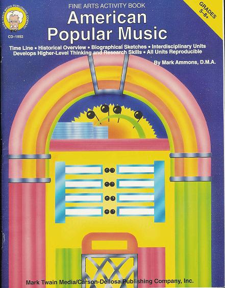 Fine Arts Activity Book: American Popular Music (Paperback)