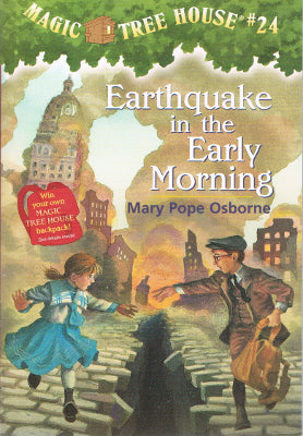 Magic Tree House #24 - Earthquake in the Early Morning (Paperback)