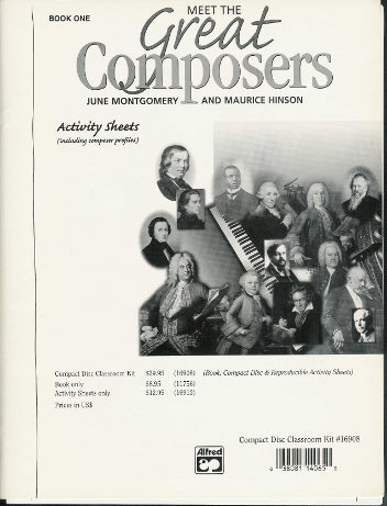 Meet the Great Composers, Book One (Compact Disc Classroom Kit)