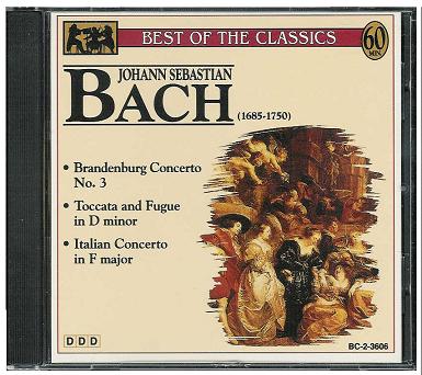 Best of the Classics: Johann Sebastian Bach (CD)