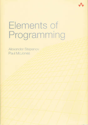 Elements of Programming (Hardback)