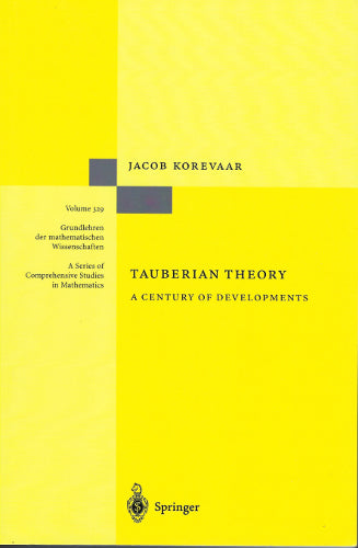 Tauberian Theory: A Century of Developments (Softcover)