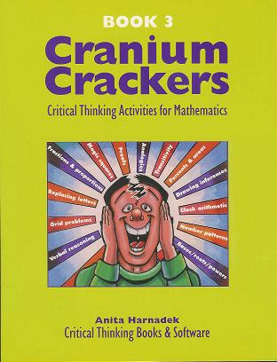 Cranium Crackers: Critical Thinking Activities for Mathematics, Book 3 (Paperback)