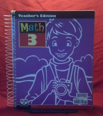 Bob Jones University: Math 3, Teacher's Edition, Third Edition (Spiral Bound with CD-ROM)