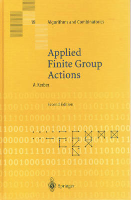 Applied Finite Group Actions, Second Edition (Hardback)