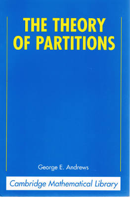 The Theory of Partitions (Softcover)