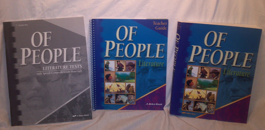 A Beka Homeschool English 7: Of People, Third Edition (3 Books)