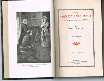 Mark Twain's Author's National Edition, Vol. 9: The American Claimant and Other Stories and Sketches (Vintage, Hardcover)