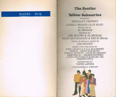 The Beatles Yellow Submarine (Softcover)