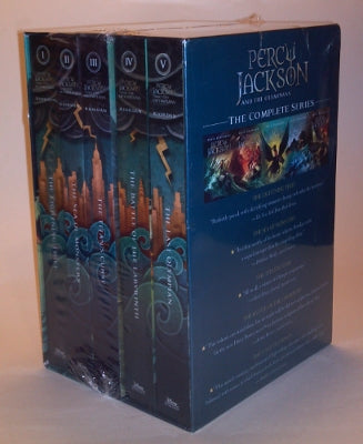 Percy Jackson and The Olympians - 5 Volume Box Set with Bonus Poster (Softcover)