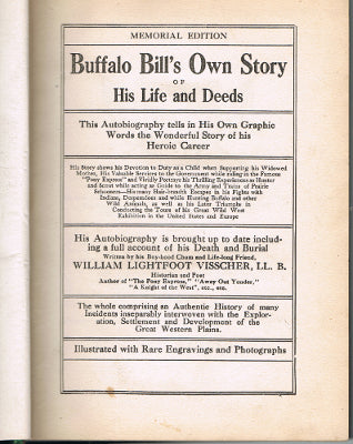 Buffalo Bill's Own Story of His Life and Deeds (Hardcover, Memorial Edition)