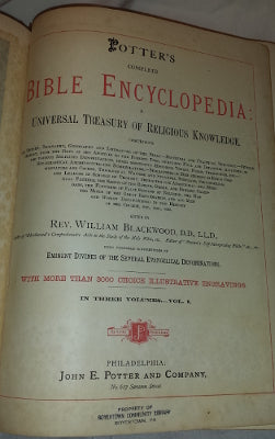 Potter's Complete Bible Encyclopedia, Volume 1 (Hardback, Vintage)