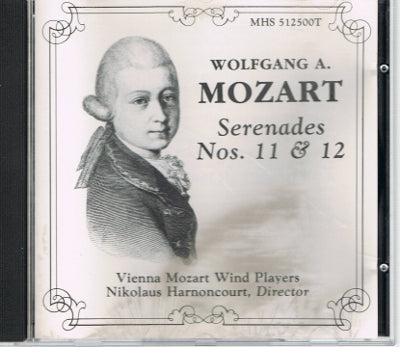 Wolfgang A. Mozart Serenades Nos. 11 & 12 (CD)