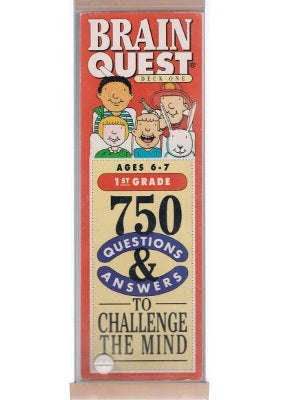 Brain Quest: 750 Questions & Answers to Challenge the Mind - 1st Grade (Cards)