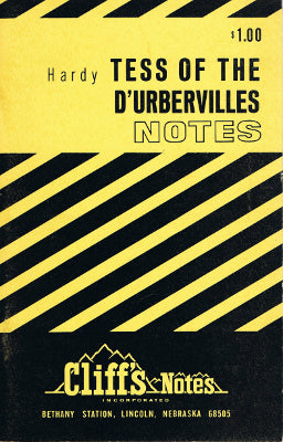 CliffsNotes: Tess of the D'Ubervilles [Hardy] (Paperback)