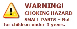 Warning: Small Parts - Choking Hazard
