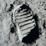 Apollo 11 Footprint on the Moon